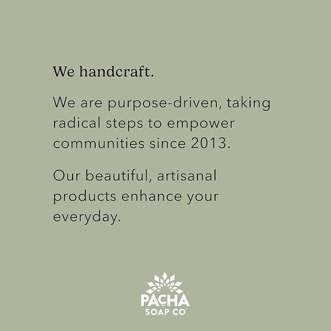 Pacha Soap Co. Aluminum-Free Deodorant - Santal &amp Amber Scented 24-Hour Odor Protection for Gentle &amp Sensitive Skin Clean Ingredients Baking Soda-Free Made in the USA 2-Pack (2.6 oz Each)