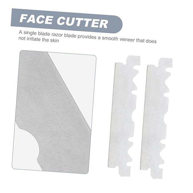 NOLITOY 300pcs Single Face for Safe Shaving Precision Old Style Barber Cutter Convenient and Lightweight Shaving Replacement Blades