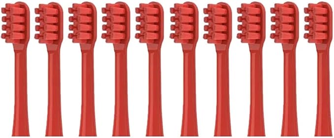 Replacement Toothbrush HeadCompatible for SEAGO S2/S5/S10/SK2/SG972/S2X/SG851(Orange)