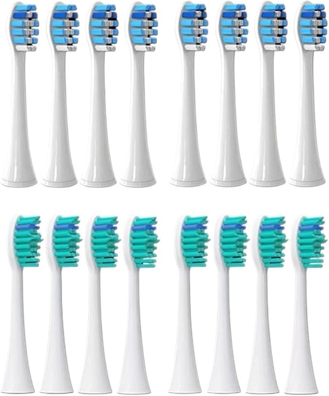 Compatible for Toothbrush Brush Head Replacement Heads HX3/HX6/HX9 Series HX3210/3211/6150/6500/6510/6530/9342/6730(8P3 8P4)