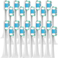 20/50 Pieces Replacement Brush Heads Compatible for Xiaomi T300/T500/T700 Clean Soft Bristle Electric Toothbrush Nozzle(20WhiteGreenBlue)