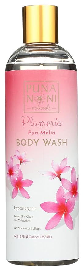 Puna Noni Plumeria Body Wash 12 Fz