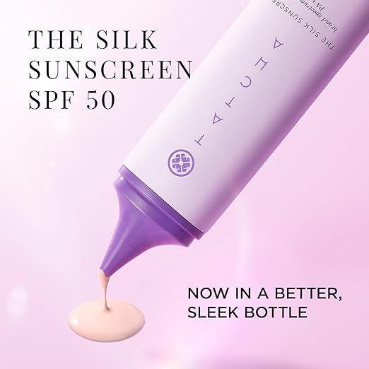 The Silk Sunscreen | Broad Spectrum SPF 50 PA++++ Weightless Hydrating Mineral Sunscreen New &amp Improved Packaging 50 ml