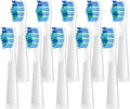 5/10 Pcs Replacement Brush Heads Compatibility for Seago Fairywill Electric Toothbrush Head Refill Tooth Clean(10pcs White)