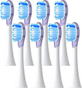 Compatible for Philips Diamond Series Replacement Brush Heads - HX6064/HX6930/HX6730 Sonic Toothbrush Vacuum Nozzle A3(8 Purple A3)