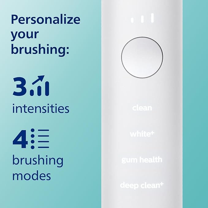 Philips Sonicare DiamondClean Connected Electric Toothbrush 2 Pack x2 Sonic Toothbrushes x2 Charging Travel Cases x2 A3 Brush Heads 12 Brushing Settings (Pink and White) Model HX9912/72