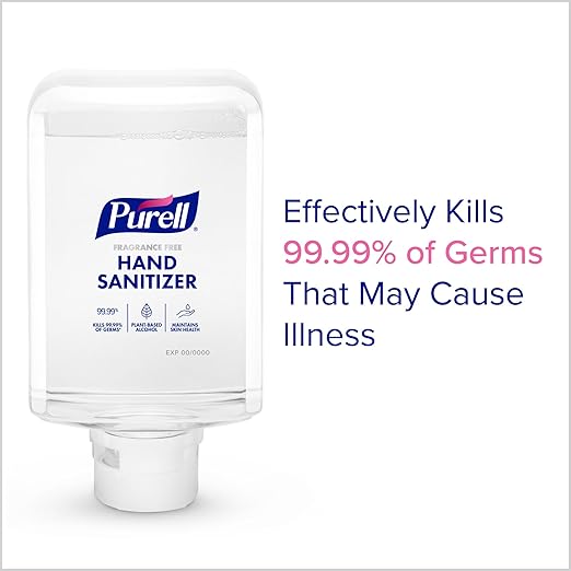 PURELL ES10 Sanitizer Starter Kit Automatic Graphite Dispenser with 1200 mL PURELL Advanced Hand Sanitizer Foam Refill (Pack of 1) - 8353-1G