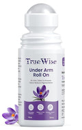 True.wise Underarm Roll On 50ml 4% Aha Bha2% Lactic Acid 1% Mandelic Acid 1% Salicylic Acid Controls Odour &amp Reduces Pigmentation 0% Aluminium &amp 0% Alcohol Long Lasting Flora Fragrance