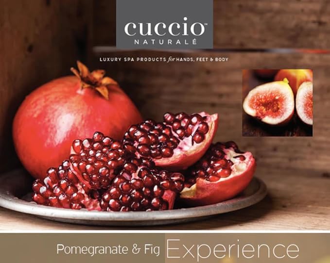 Cuccio Naturale Pomegranate &amp Fig Hand &amp Body Detox Wash – 1 Gallon (128 oz) Spa Size Luxury Cleanser Magnesium Sulfate Detox Formula Hydrating pH-Balanced Body Wash