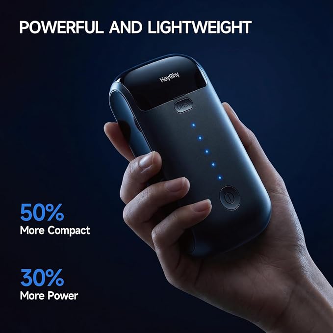 Air Compression Foot &amp Leg Massager - Cordless Sequential Recovery System with 5 Pressure Levels Improve Circulation &amp Muscle Relaxation - Portable for Athletes Seniors Runners (Medium)