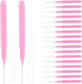 ABOOFAN 100pcs Interdental Brushes: Oral Care Brushes for Plaque Removal &amp Gum Health - Soft Bristled Dental Picks for Braces &amp Dental Devices