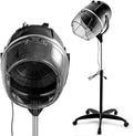 Professional Hooded Hair DryerPortable Floor Stand Hairdryer with Timer &amp Temperature ControlAdjustable Bonnet Dryer with Mobile Standfor Salon and Home Spa