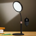 Light Therapy Lamp UV-Free 10000 Lux Sun Therapy Light with 360° Gooseneck &amp 9 Brightness Happy Therapy Desk Lamp for Lift Mood (Black)
