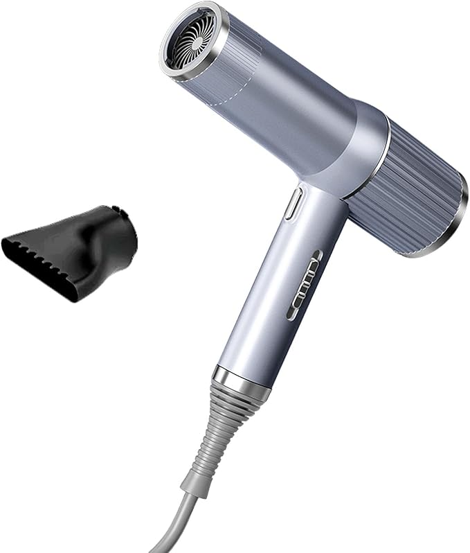 Generic Portable Hair Tool with Nozzle for Styling Curly Hair in Hotels gray 1 Nozzle