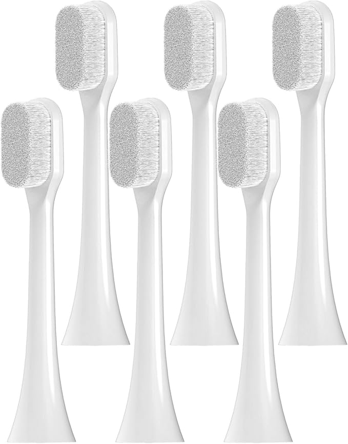 6pcs Soft Replacement Brush Heads Compatibility for Toothbrush 4100/6100/1100/2100/6500/9000/9300