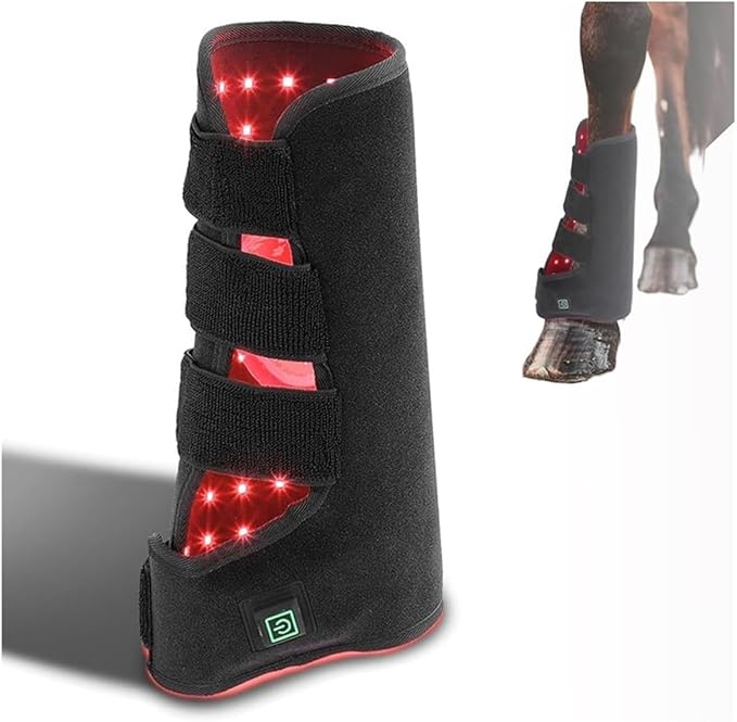 LED Red Light Therapy Device for Horse Leg Pain Red Light Therapy for Horses Deep Light Therapy for Horse Leg Muscle Pull Wound Recovery(Right)