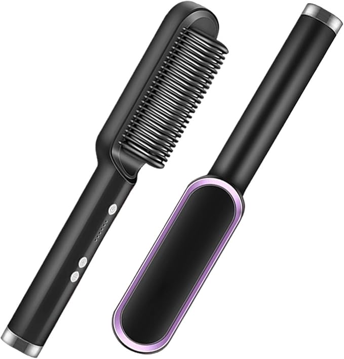 Straightening Wand Hair Dryer Comb Curling Irons Beauty Products Brushes Fast Heating Straightener Straightener(WhiteEU)