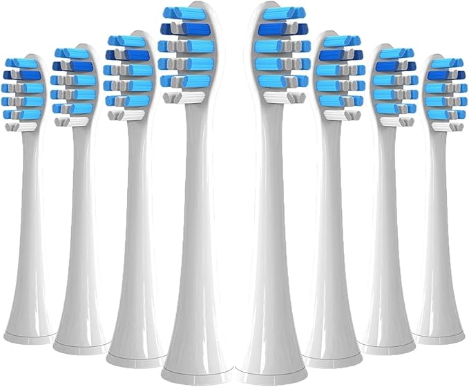 4-16Pcs Replacement Toothbrush Heads Electric Head Brush for C2(8pcs Blue)