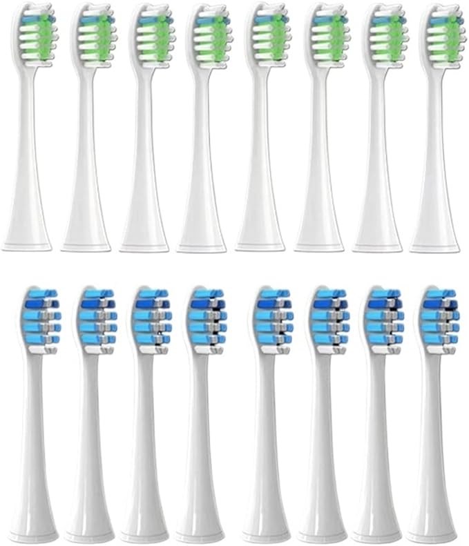 Compatible for Philips Sonicare Toothbrush Brush Head Replacement Heads HX3/HX6/HX9 Series HX3210/3211/6150/6500/6510/6530/9342/6730(8P1 8P3)