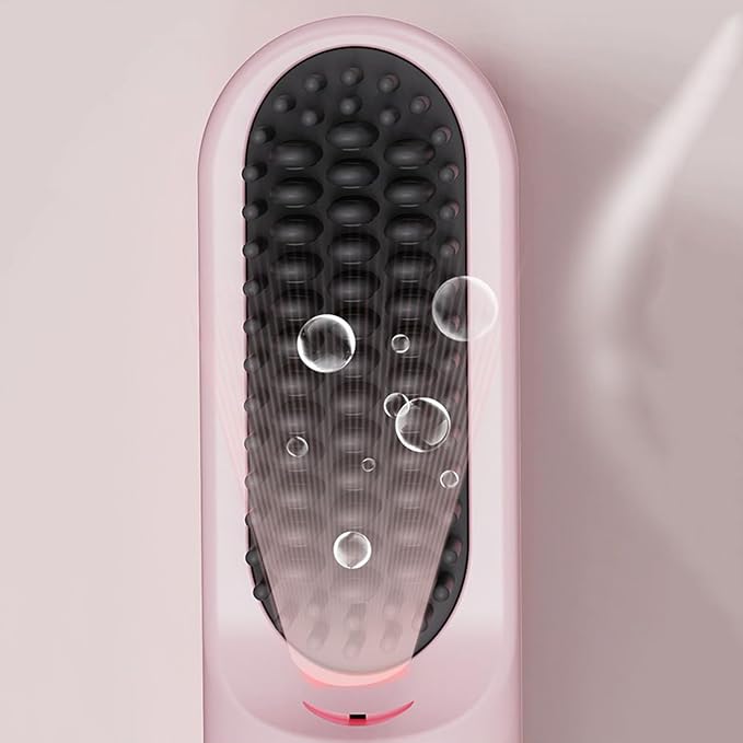 Cordless Hair Straightener - USB Hair Brush Long-Lasting Straightening Comb with Rechargeable Design Girls Women Wife Girlfriend Styling Home Travel Vacation School Business Use