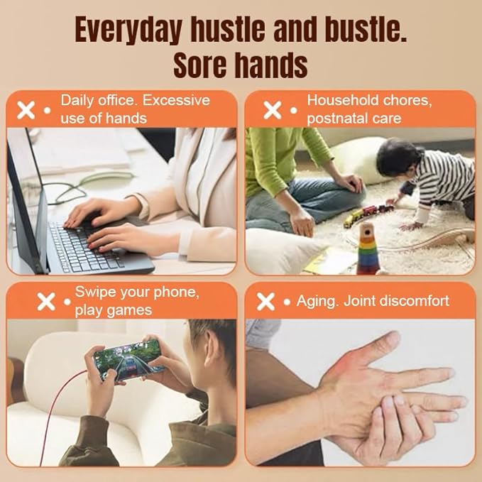 Hand Massager for Arthritis and Carpal Tunnel Relief Cordless Hand Massager with Heat and Compression Gifts for Women/MenBlack (Black)