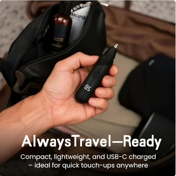 Vauxhaller-Unisex Multi-Functional Nose Hair Ear Hair and Eyebrow Trimmer Rechargeable Portable