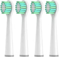 4 Pcs Replacement Brush Heads for usmile Q3 Q3S Q1 Children's Electric Toothbrush Head Soft for Dupont Bristles with Dust Cover(Green)