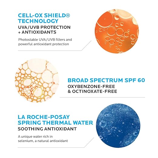 La Roche-Posay Anthelios Melt-In Milk Sunscreen SPF 60 Sunscreen For Body &amp Face Broad Spectrum SPF + Antioxidants Oil Free Lightweight &amp Fast Absorbing Oxybenzone Free