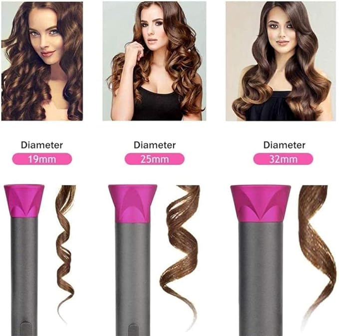 Portable 3 in 1 Ceramic Tourmaline Curling Iron for Curly Hair