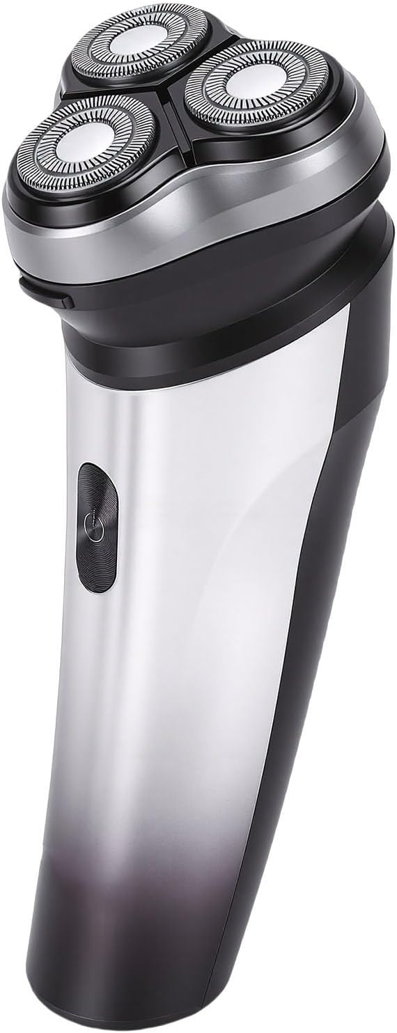 Electric Beard Trimmer Cordless Groomer for Men with USB Rechargeable Includes 3 Interchangeable Heads for Precision Trimming