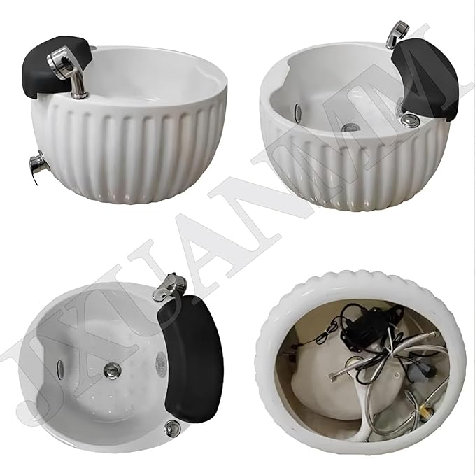 Acrylic Footbath Foot Soak Tub Acrylic Pedicure Sink with Heat and Massage Pedicure Bowl Salon Massage Equipment Home Foot Bath Special for Hotel Foot Bath Club for Foot Soaking F