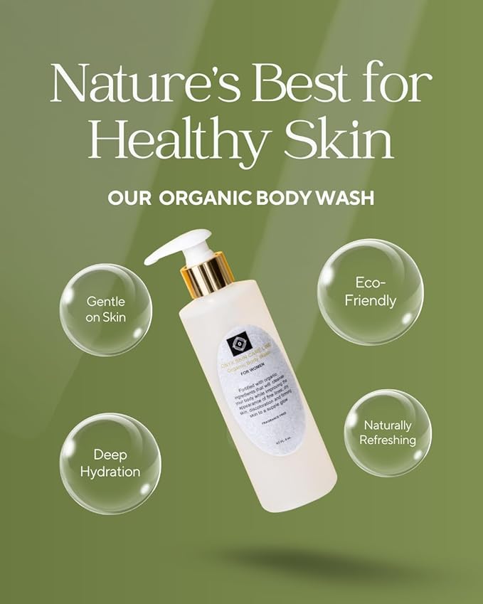 Organic Body Wash Anti Aging - 11 Available Fragrances - for Women (Vanilla Musk)