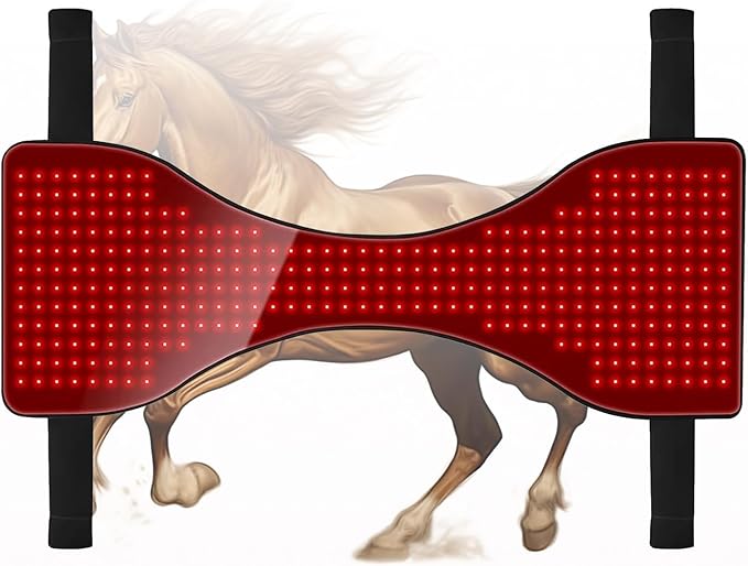Red Light Therapy for Horse Full BodyRed Light Therapy BeltInternal Battery USB Rechargeable Red Lightfor Body Back Shoulder Waist Muscle Pain Relief