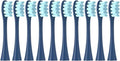 Replacement Brush Heads Compatible for Oclean Flow/X/X PRO/F1/ One/Air 2 Sonic Electric Toothbrush Blue Green Soft Bristle Nozzles(10 Blue)