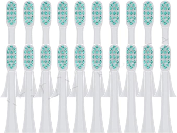 Replacement Brush Head Compatible for T500/T300 Toothbrush Nozzles Vacuum Heads(20PCS)