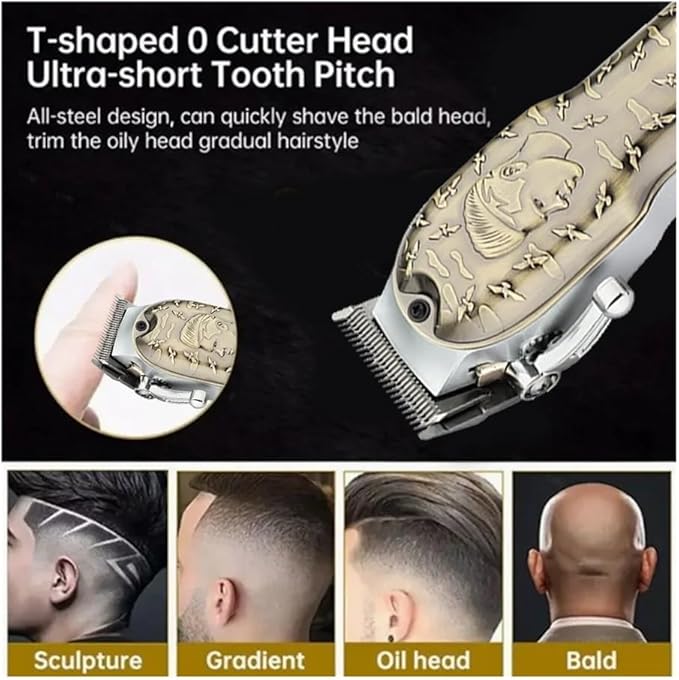 Razors Professional Men's Electric Cordless Hair Clipper USB Charging Hair Trimmer Easy to use at Home The First Choice for Gifts(Handsome boy)