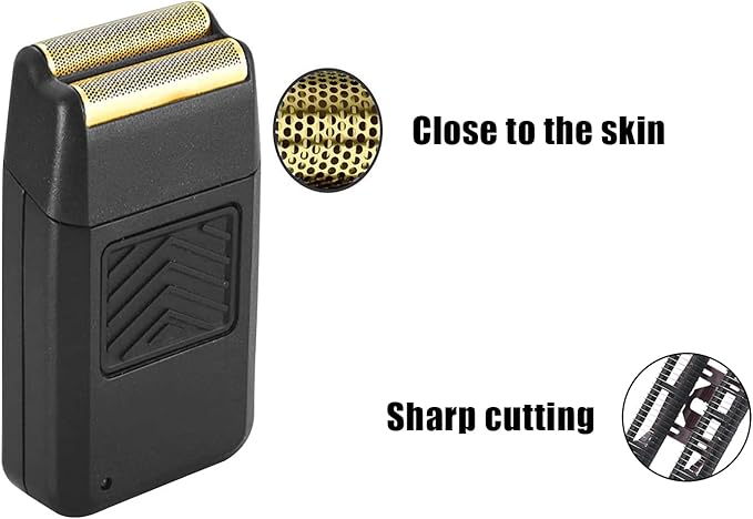 Professional 5 Star Series Finale Shaver Replacement Foil and Cutter Bar Assembly Compatible with wahl Foil Heads 7031-100/7043-100Fit for #8061 8164 Shaver (Black 3 Pack)