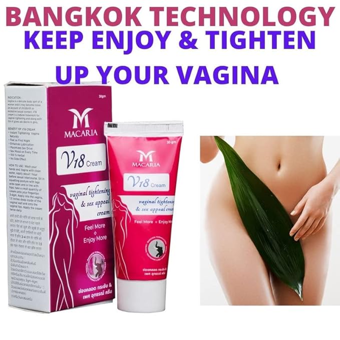 MACARIA Vaginal Pussy Yoni Instant Tightening Shrink Cream Gel for Women Intimate Parts Feminine Care