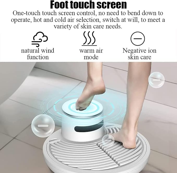 Body Hair Dryer with Gravity Sensor Natural Warm Air Wind and Cool Wind Whole Body Waterproof Blow Dryer Pet Dry (220v)