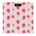 Energy Saving Scale Bathroom Weighing Scale Smart Scale for Body Weight Digital Cute Pink Strawberry Polka Dot