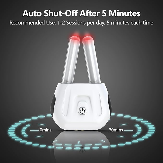 Upgraded Red Light Therapy for Nose Portable Red Light Nasal Device for Dry Nose &amp Sinus Comfort