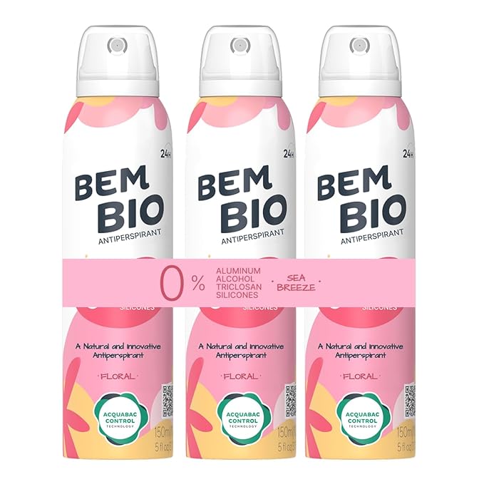 Floral Biotranspirant Deodorant Natural Aluminum-Free Vegan 24-Hour Protection 150ml (5.07 fl oz)