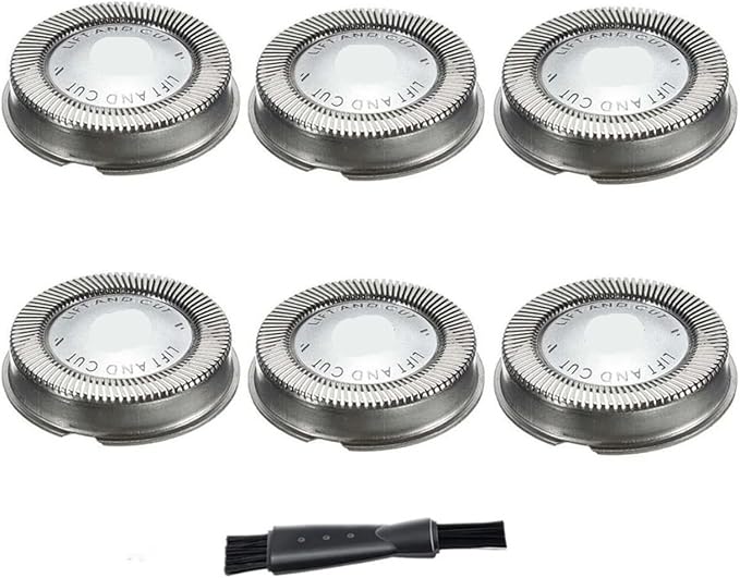 6Pcs Replacement Razor Blade Shaver HeadCompatible for PhilipsHQ3 HQ4 HQ54 HQ56 HQ55 HQ851 HQ912 HQ136 HQ6900 HQ6940 HQ6868