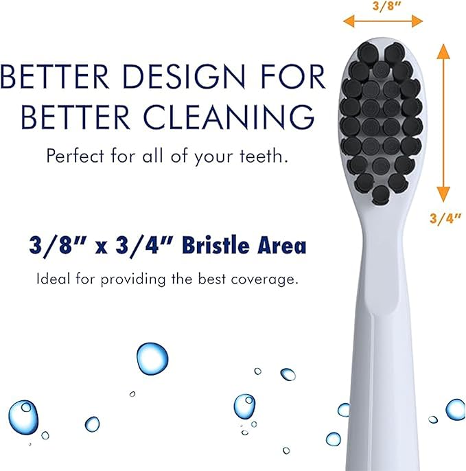 Sonic-FX Solo Sonic 3 Brushing Modes Toothbrush with Smart Timer Rechargeable Charging Dock | Electric 1 Interdental and 2 Tooth Brush Heads Toothbrush Includes Replacement of Heads White