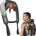 Neck Shoulder Massager with Heat - FSA Eligible 4D Expert Deep Tissue Kneading Massager Rechargeable Massage for Neck Shoulder Traps and Back Pain Relief