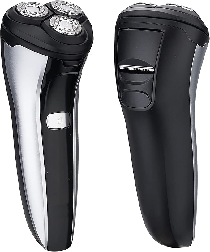 JYYBN Electric Shavers for Men Rechargeable Electric Razor with Pop-up Beard Trimmer Travel Lock LCD Display Wet &amp Dry Use USB Charger Cordless Mens Electric Shaver