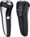 JYYBN Electric Shavers for Men Rechargeable Electric Razor with Pop-up Beard Trimmer Travel Lock LCD Display Wet &amp Dry Use USB Charger Cordless Mens Electric Shaver
