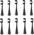10pcs/lot Toothbrush Replacement Heads for Teeth Tartar Device Electric Tooth Brush Replace Smart(Black-10pcs)