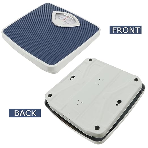 HEALLILY Weighing Bathroom Scales Home Scales for Body Weight Bathroom Body Digital for Body Weight Weight Scales Body Fat Mechanical Pu to Rotate Spring