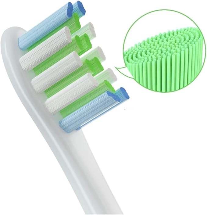 20PCS Replacement Brush Heads Compatible for Oclean Flow/X PRO Elite/X/One/Z1/F1Electric ToothbrushVacuum Sealed Bristle Heads(20 pcs Blue)